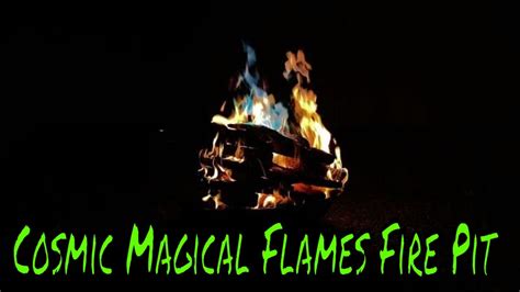 Magic flames for firw pit